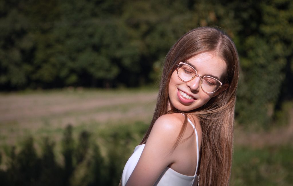 sesja urodziny fotografia portretowa portret plener Rydzyna park pałac